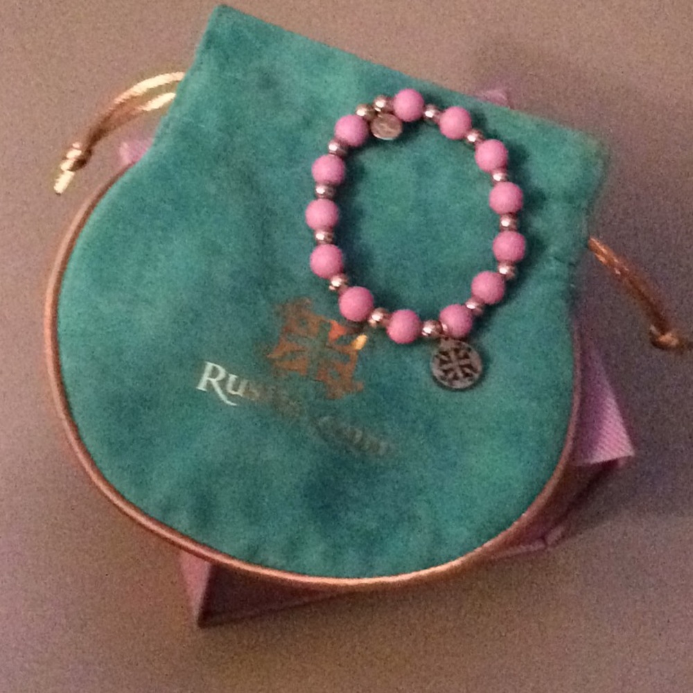 RUSTIC CUFF XS purple stretch bracelet, new / NFS, keeping - Picture 1 of 8